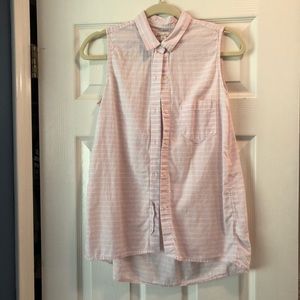 Gap linen sleeveless button down